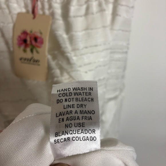 Anthropologie Entro white dress women’s size small - Picture 9 of 10